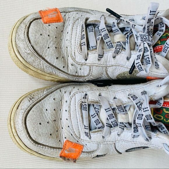 Nike Just Do It Air Force 1 White A03977-100 6Y - Picture 8 of 8